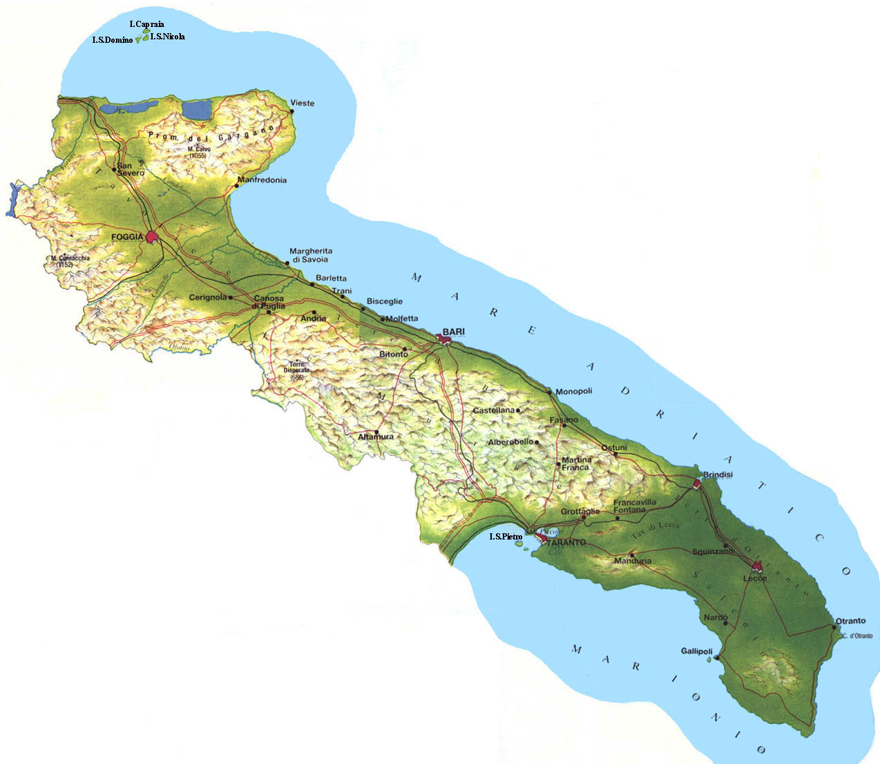 Cartina Puglia Cartina Italia Geografica Mappa Strada Vrogue Co